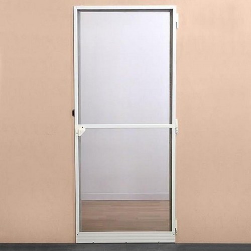 Insektnet til dør - aluminium/hvid, 220 × 100 cm