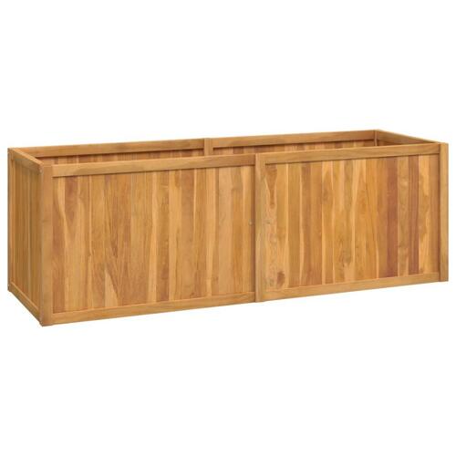 Plantekasse 150x50x50 cm massivt teaktræ