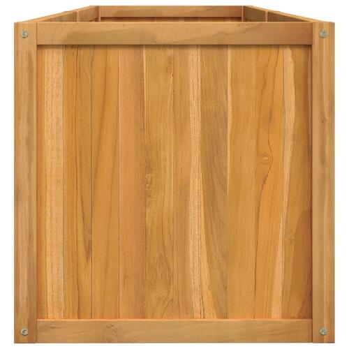 Plantekasse 150x50x50 cm massivt teaktræ