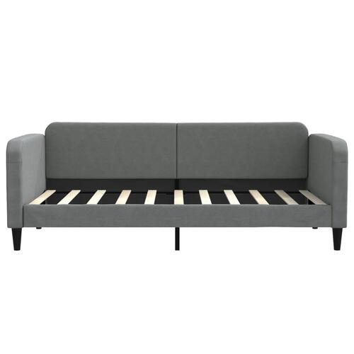 Daybed 90x190 cm stof mørkegrå