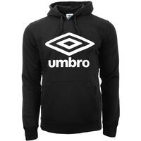 Hættetrøje til Børn Umbro LOGO OH Sort 10 år