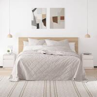Sengeskab 40x31x50 cm massivt fyrretræ hvid