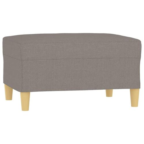 Fodskammel 70x55x41 cm stof gråbrun