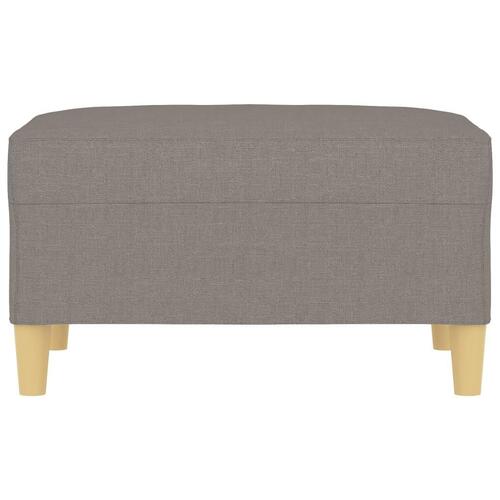 Fodskammel 70x55x41 cm stof gråbrun
