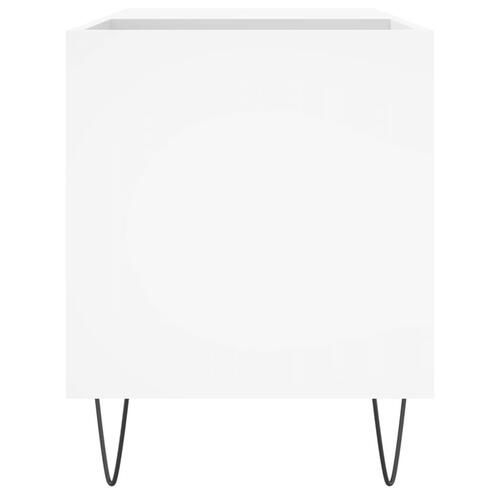 Vinylskab 85x38x48 cm konstrueret træ hvid