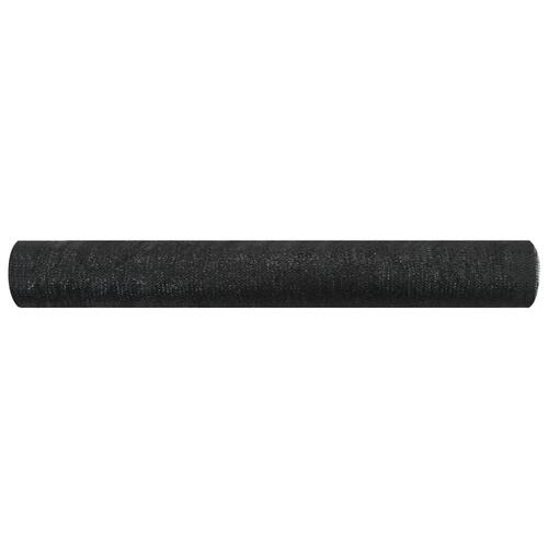 Afskærmning 1x10 m HDPE 75 g/m² sort