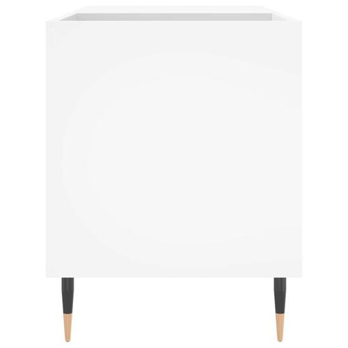Vinylskab 85x38x48 cm konstrueret træ hvid