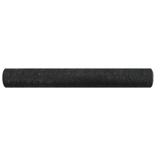 Afskærmning 1,2x10 m HDPE 75 g/m² sort