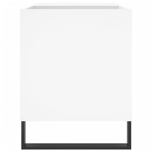 Vinylskab 85x38x48 cm konstrueret træ hvid