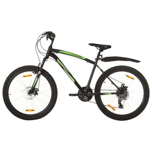 Mountainbike 21 gear 26 tommer hjul 46 cm sort