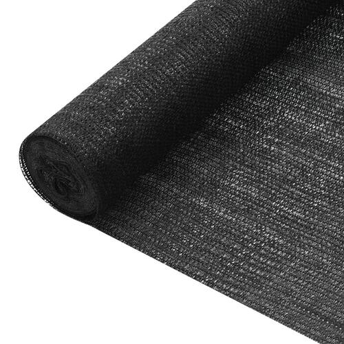 Afskærmning 1,2x50 m HDPE 75 g/m² sort