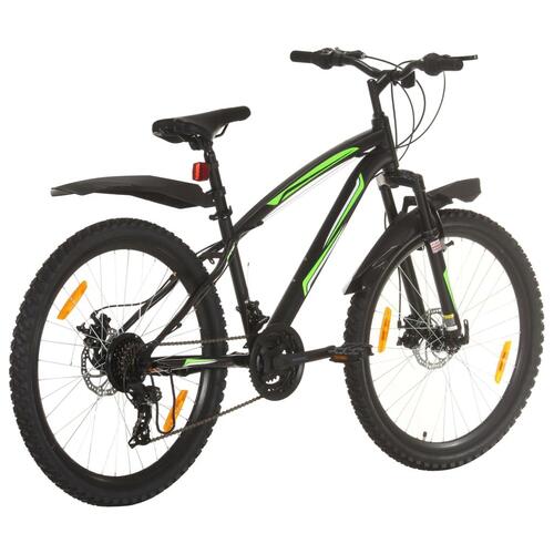 Mountainbike 21 gear 26 tommer hjul 46 cm sort