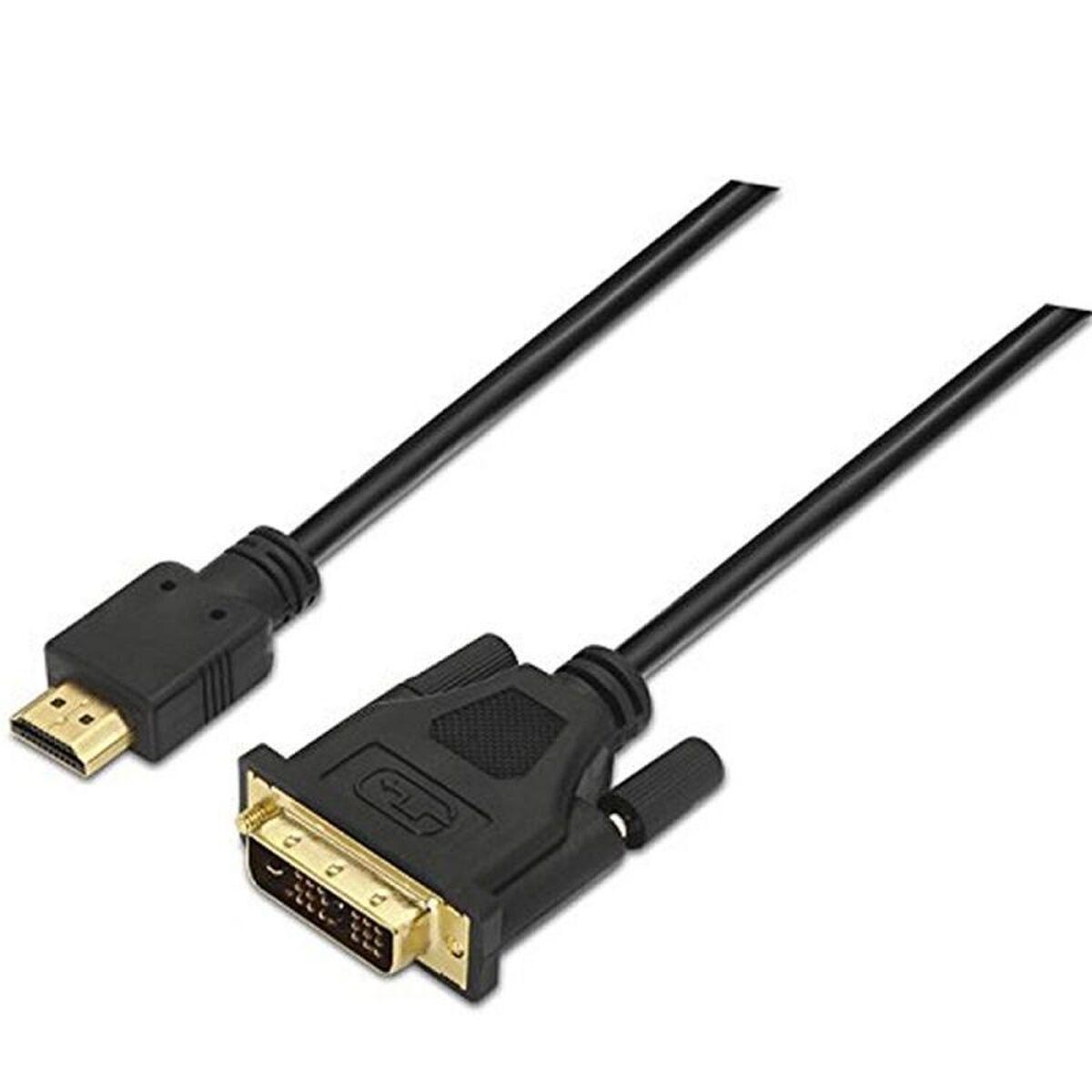 NANOCABLE HDMI til DVI-kabel 3 m - sort
