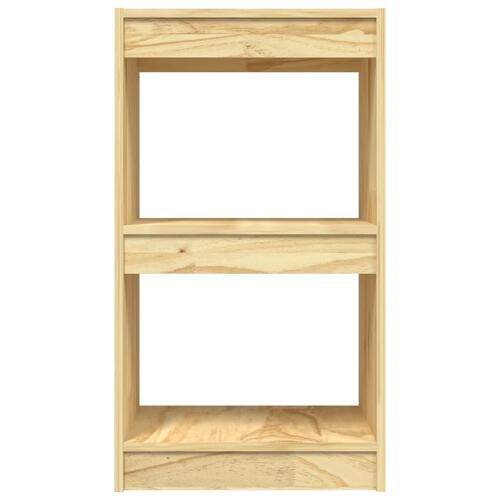 Bogreol 40x30x71,5 cm massivt fyrretræ