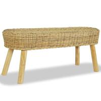 Entrébænk 110 x 35 x 45 cm naturligt rattan