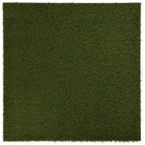 Kunstgræsfliser 4 stk. 50x50x2,5 cm gummi