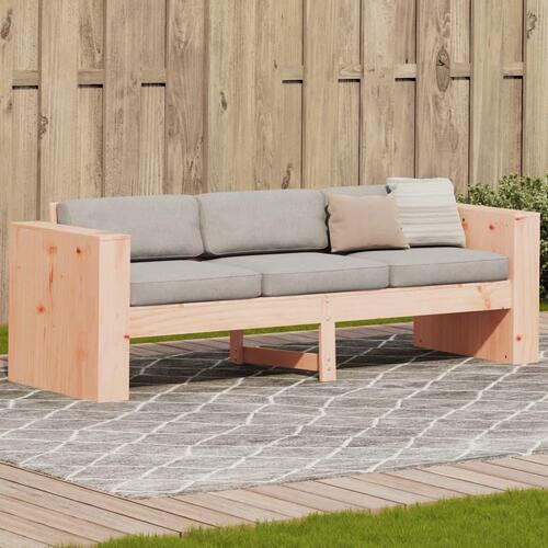 3-personers havesofa 189x60x62 cm massivt douglasgran