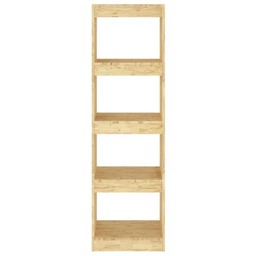 Bogreol/rumdeler 40x30x135,5 cm massivt fyrretræ