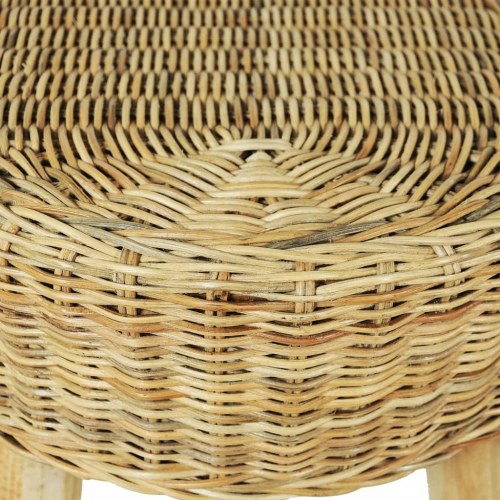 Entrébænk 110 x 35 x 45 cm naturligt rattan