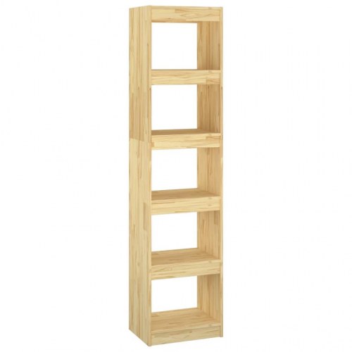 Bogreol/rumdeler 40x30x167,5 cm massivt fyrretræ