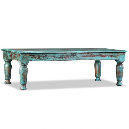 Sofabord 110x60x34 cm massivt genanvendt træ