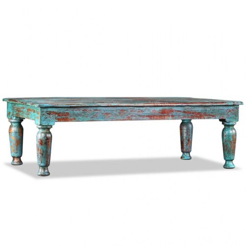 Sofabord 110x60x34 cm massivt genanvendt træ