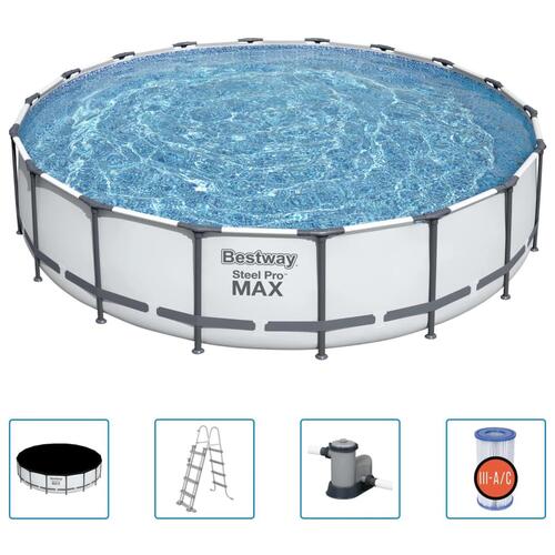 Bestway Steel Pro MAX swimmingpoolsæt 549x122 cm