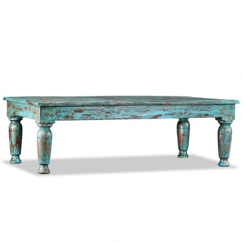 Sofabord 110x60x34 cm massivt genanvendt træ