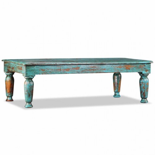Sofabord 110x60x34 cm massivt genanvendt træ