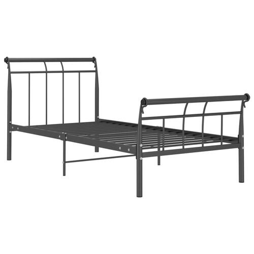 Sengestel 100x200 cm metal sort