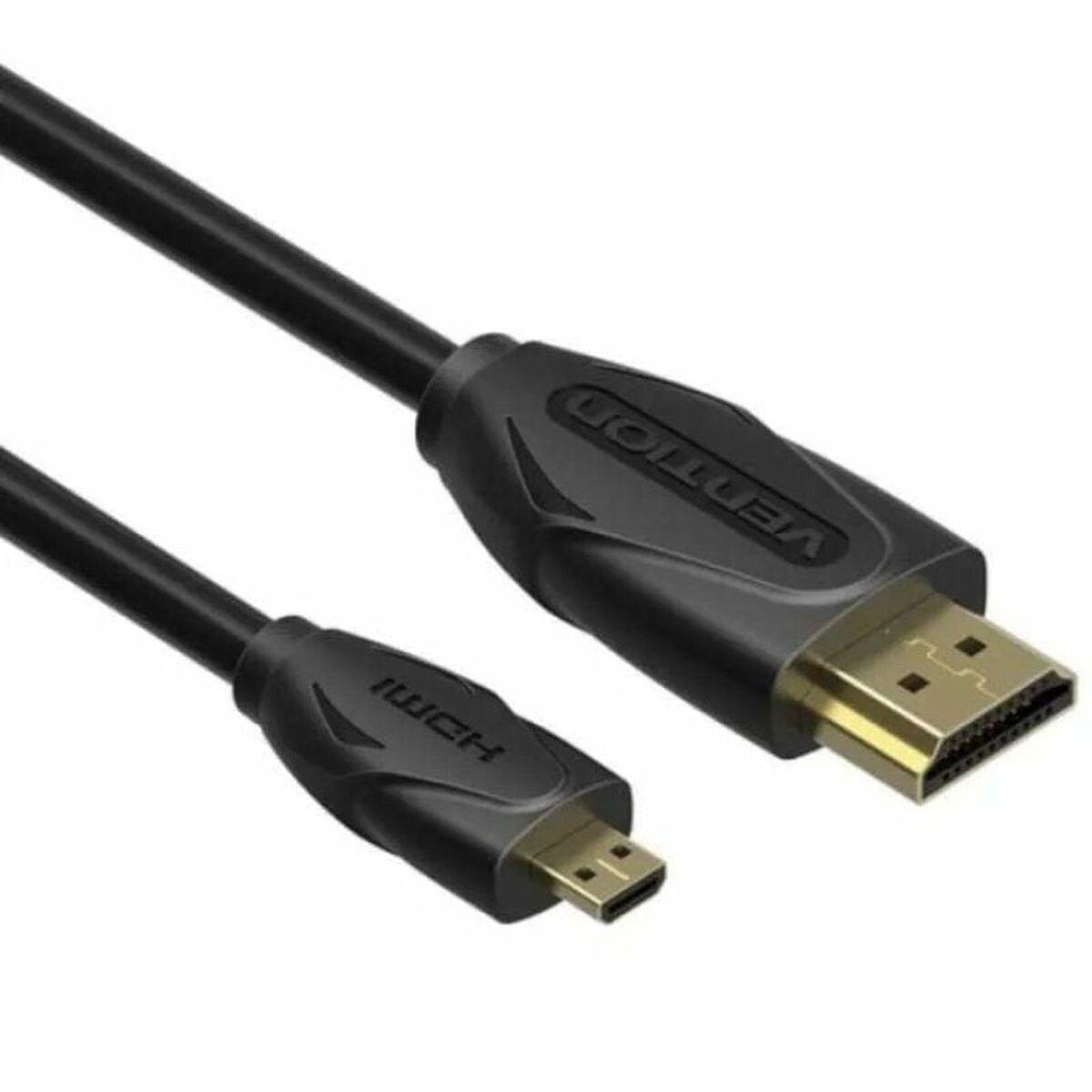 Vention HDMI til Micro HDMI-kabel 3 m - Sort