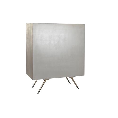 Skænk Grå Gylden Hvid Kobber Mangotræ (93 x 41 x 114 cm)