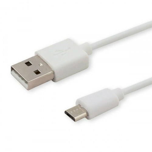 Savio USB til micro USB kabel CL-123 - Hvid, 1 m