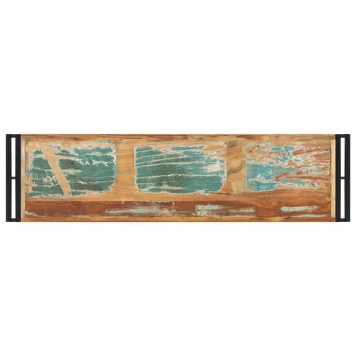 Konsolbord 120x30x75 cm massivt genbrugstræ