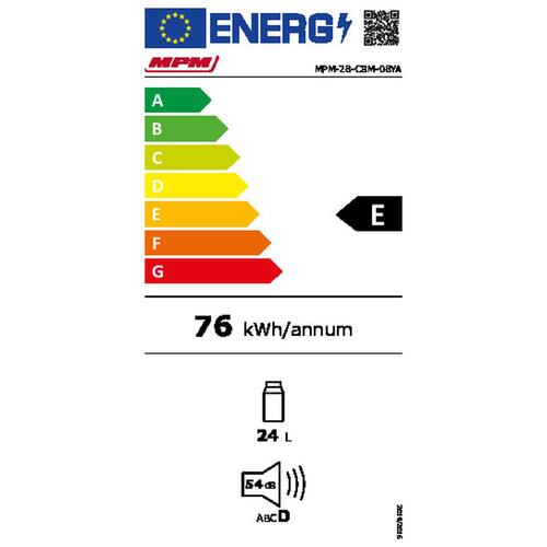 Elektrisk Transportabel Køleboks Mpm MPM-28-CBM-08Y Grå Polyuretan 24 L 42,6 x 43,1 x 31,1 cm