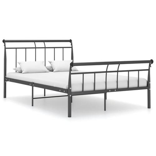 Sengestel 120x200 cm metal sort