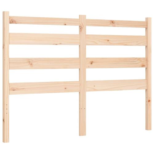Sengeramme uden madras 140x190 cm massivt fyrretræ