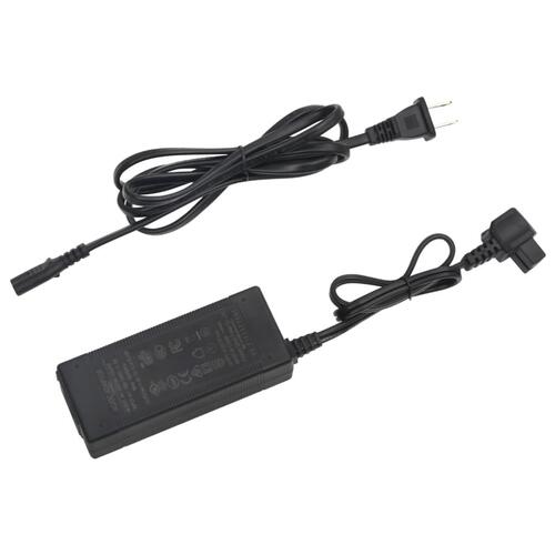 Køleboks med håndtag og adapter 18 l PP og PE sort og hvid