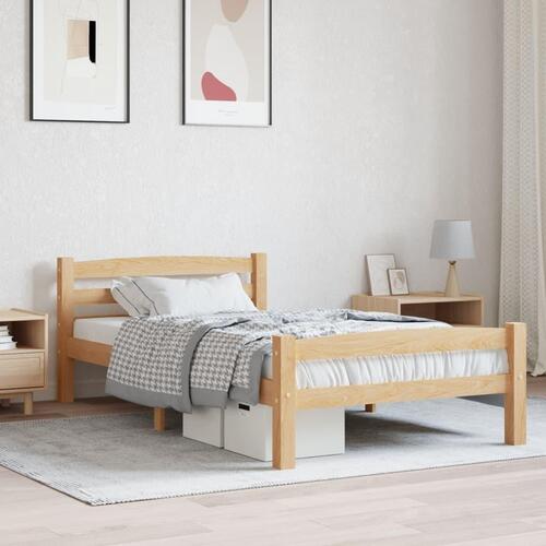 Sengestel 100x200 cm massivt fyrretræ