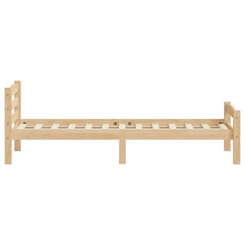Sengestel 100x200 cm massivt fyrretræ