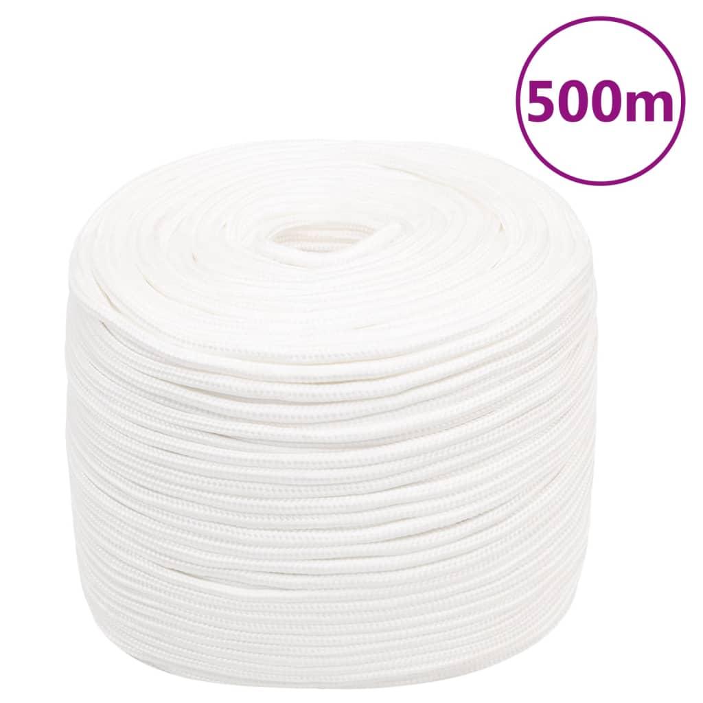 Tovværk til båd 8 mm 500 m polypropylen hvid