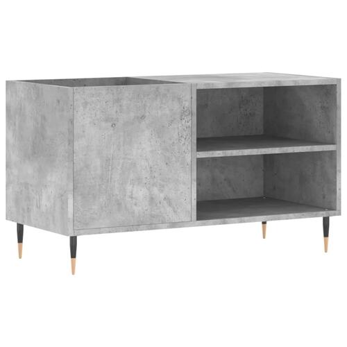 Vinylskab 85x38x48 cm konstrueret træ betongrå