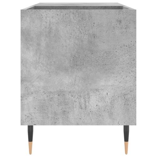 Vinylskab 85x38x48 cm konstrueret træ betongrå