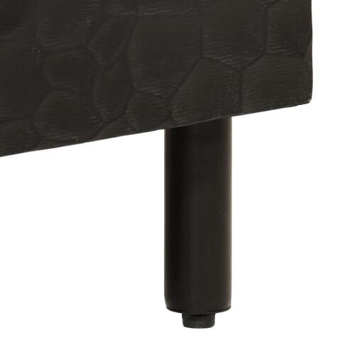 Sofabord 80x54x40 cm massivt mangotræ sort