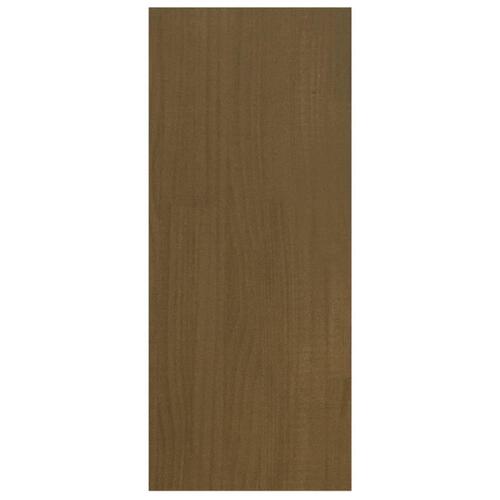 Bogreol/rumdeler 100x30x71,5 cm massivt fyrretræ gyldenbrun