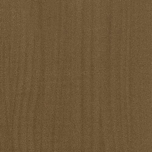 Bogreol/rumdeler 100x30x71,5 cm massivt fyrretræ gyldenbrun