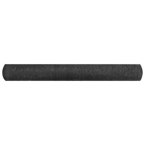 Afskærmning 1x10 m HDPE 195 g/m² sort