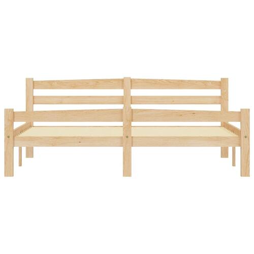 Sengestel 160x200 cm massivt fyrretræ