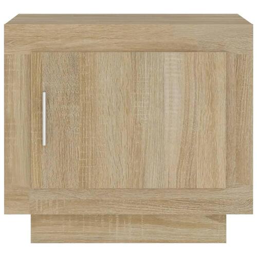 Sofabord 51x50x45 cm konstrueret træ sonoma-eg