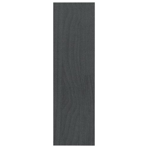 Bogskab/rumdeler 100x30x103 cm massivt fyrretræ grå